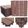 MCW WPC Bodenfliese Sarthe braun 30 x 30 cm 11 St.