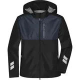 James & Nicholson Regenjacken Unisex Schwarz 4XL