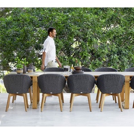 Cane-Line Sessel Peacock - RODGT - Dark grey