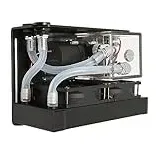 Bewinner Wasserkühler Pumpe, 12V 10W 300ML Reservoir, CPU-Wasserpumpe mit 80mm 4000 U/min Lüfter, Wasserkühl Kühler Tank für die Industrie