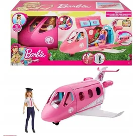 Barbie Dreamhouse Adventures Reise Traum-Flugzeug mit Puppe (blond)