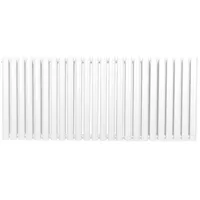 MonsterShop Röhrenheizkörper Oval 600 x 1440 mm weiß