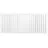 MonsterShop Röhrenheizkörper Oval 600 x 1440 mm weiß