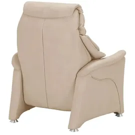 HIMOLLA Relaxsessel 4217 Leder 96 x 107 x 91 cm Beige mit Kopfteil