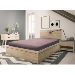 Spannbettlaken SETEX "GOTS Feinbiber Spannbettlaken", grau (taupe), B:90cm L:200cm, Feinbiber, Obermaterial: 100% Baumwolle, Laken, aus zertifizierter Bio-Baumwolle