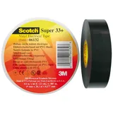 3M Deutschland PVC Elektro-Isolierband 19 mm x 6 m, sw ScotchSuper33+ 19x6