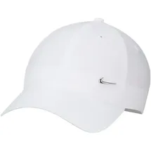Nike Dri-FIT Club Unstructured Metal Swoosh Cap 100 white/metallic silver L/XL