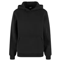 URBAN CLASSICS Fluffy Kapuzenpullover Black L