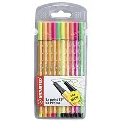 STABILO Fineliner- und Fasermaler-Set