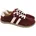 ILA Suede Barfußschuh Bordo/Off White 38