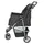 Trixie Buggy für Hunde 1 St Schwarz 47 × 100 × 80 cm