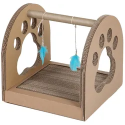 CARTON+ PETS Spielzeug mit Kratzbaum für Katze Fun Park