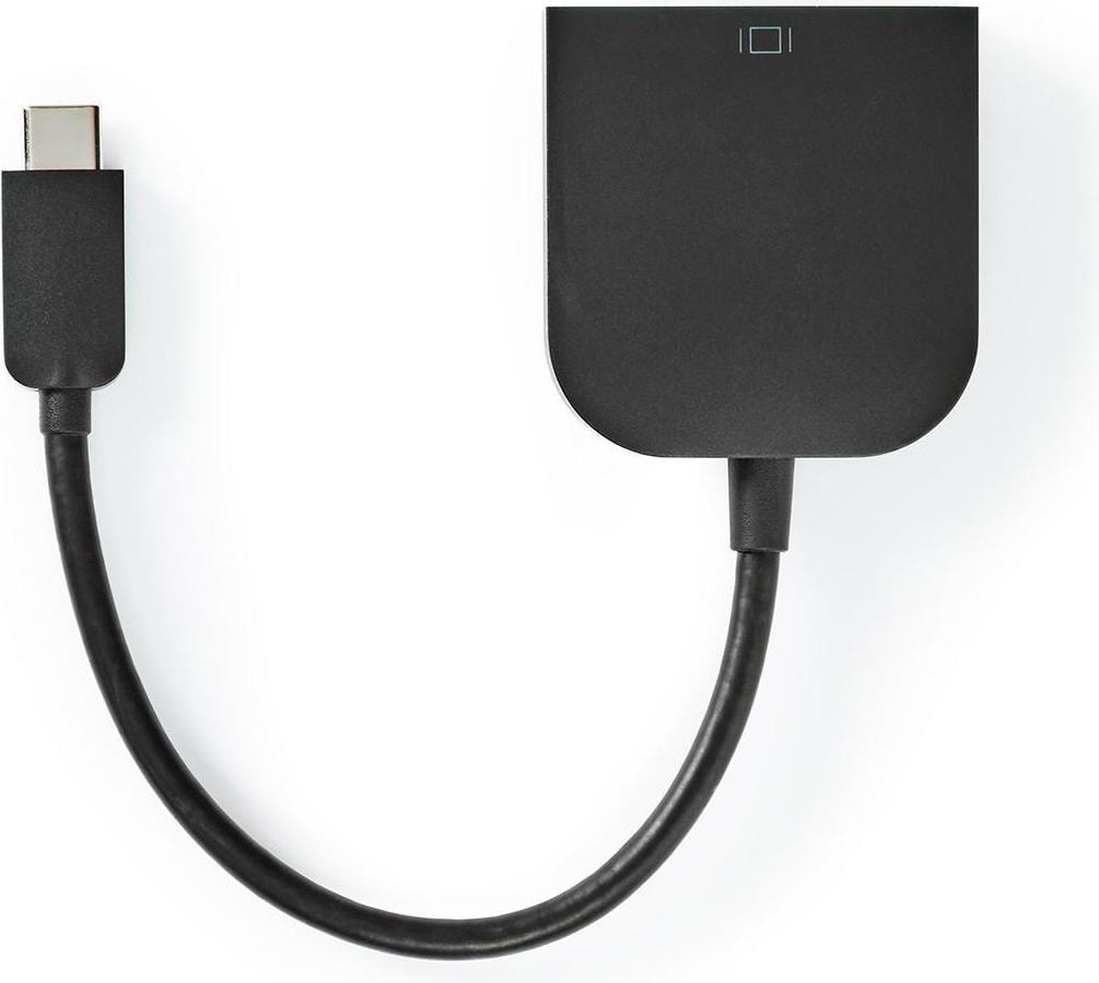Nedis USB-CTM Adapter USB 3.2 Gen 1 USB-CTM Stecker DVI-D 24+1-Pin Buchse 1080p 0.20 m run (0.20 m, DVI, USB, USB Typ C), Video Kabel
