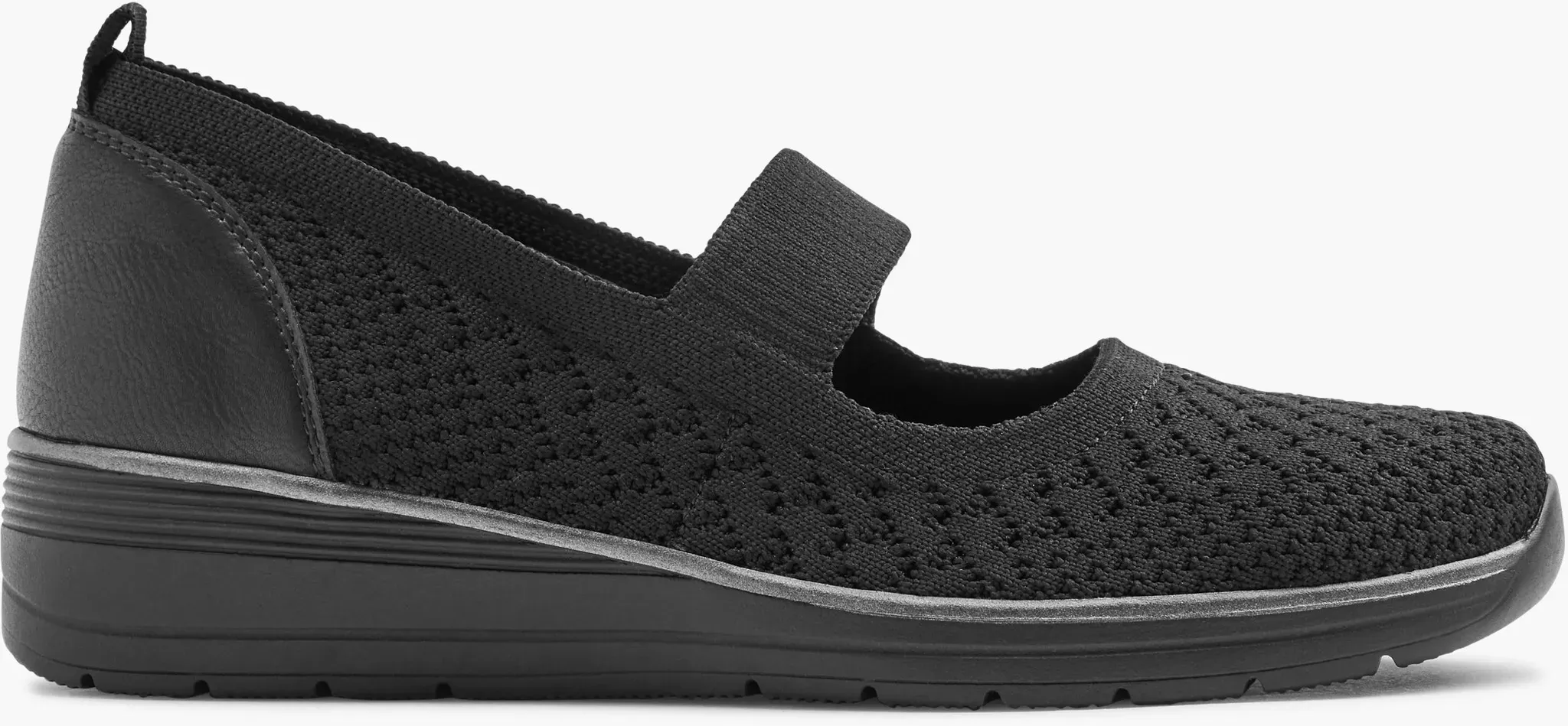 Easy Street  Halbschuh Schwarz, Damen, Größe: 6, Material: Textil/Synthetik - Easy Street  Halbschuh Schwarz, Damen, Größe: 6, Material: Textil/Synthetik - woman - Schwarz