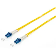 Equip LC/UPC Einzelmodus (M) Fiber Optic Patchkabel Gelb, 1m, OS2, 9/125 Mikrometer, Duplex, geschirmt, halogenfrei