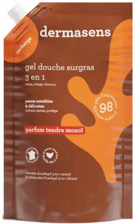 Marque Verte Dermasens Duschgel Rückfettend Monoï Nachfüllpack 900ml