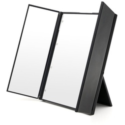 UNIQ Vanity Tri-Fold Kosmetikspiegel mit LED-Licht   Schwarz 