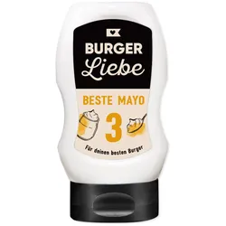 BURGER LIEBE Burgersoße - Beste Mayo - 300ml- vegan - ohne Konservierungsstoffe
