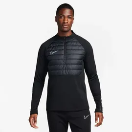 Nike Academy Winter Warrior Therma-Fit 1/2-Zip Global Football Herren Sweatshirt, schwarz - US: XL