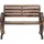 Tectake Howdy 106 x 55 x 78 cm Braun