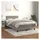 vidaXL Boxspringbett 120 x 200 cm Hellgrau