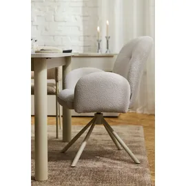 Tom Tailor Armlehnstuhl PEBBLE ARMCHAIR Stoff beige 2er Set