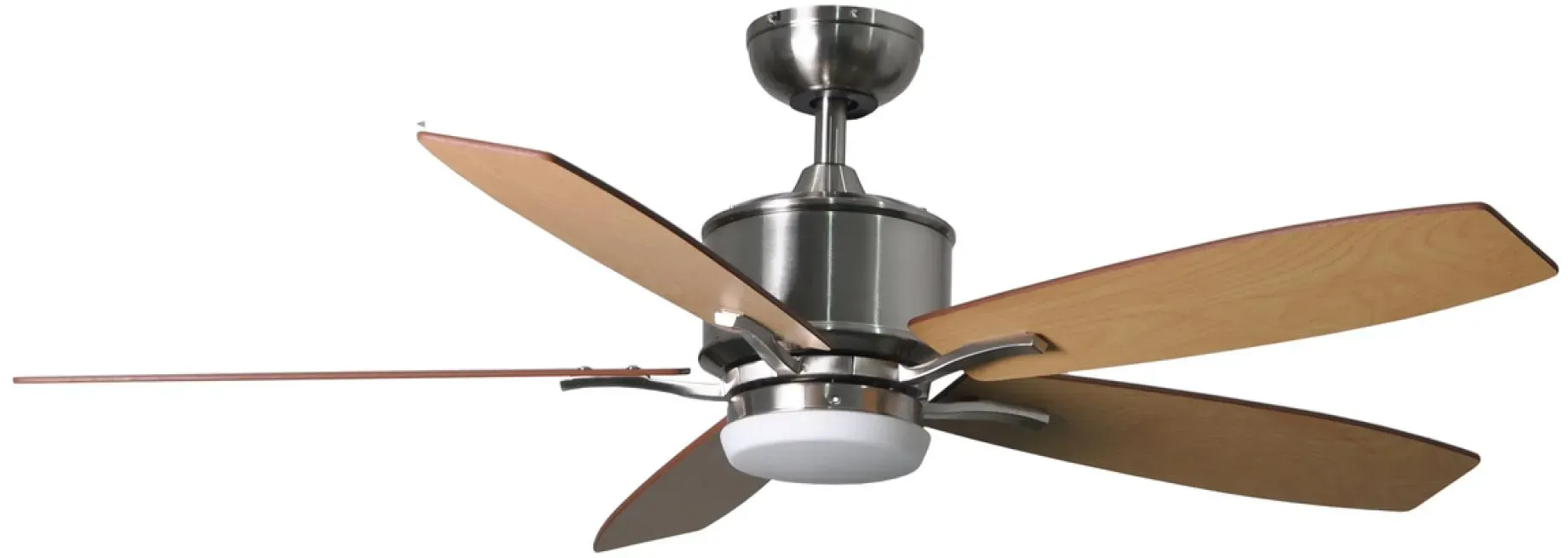 Deckenventilator Prima Nickel 132 cm mit LED Beleuchtung