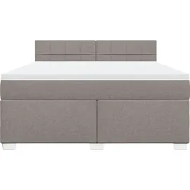 vidaXL Boxspringbett 180 x 200 cm Taupe