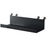 Home Deluxe Regal für Akustikpaneel RESONA - 25 x 11 cm schwarz Matt| Wandregal, Wandorganizer, Schweberegal