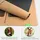 BACKLAxx BACKLAxx® Kork Yogamatte XL) mit Naturkautschuk inkl. Mattengurt nachhaltige Sportmatte Fitnessmatte mit Anti-Rutsch-Z... ® Braun