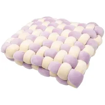 Laroy Hundekissen Velvet Vibe  rund 100 x 65 cm beige/lila