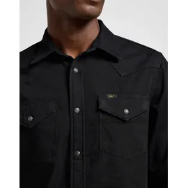 LEE Jeanshemd im Western Style in Schwarz-3XL