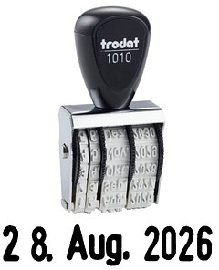 trodat Datumstempel Classic 1010