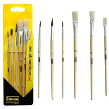 IDENA Malpinsel Set 6 St. beige