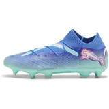 Puma Future 7 PRO MxSG Soccer Shoe, Bluemazing White-Electric Peppermint, 48.5 EU