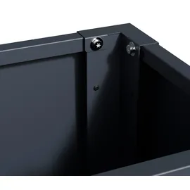 Tchibo Talus Pflanzkasten 100 x 25 x 27 cm Anthrazit
