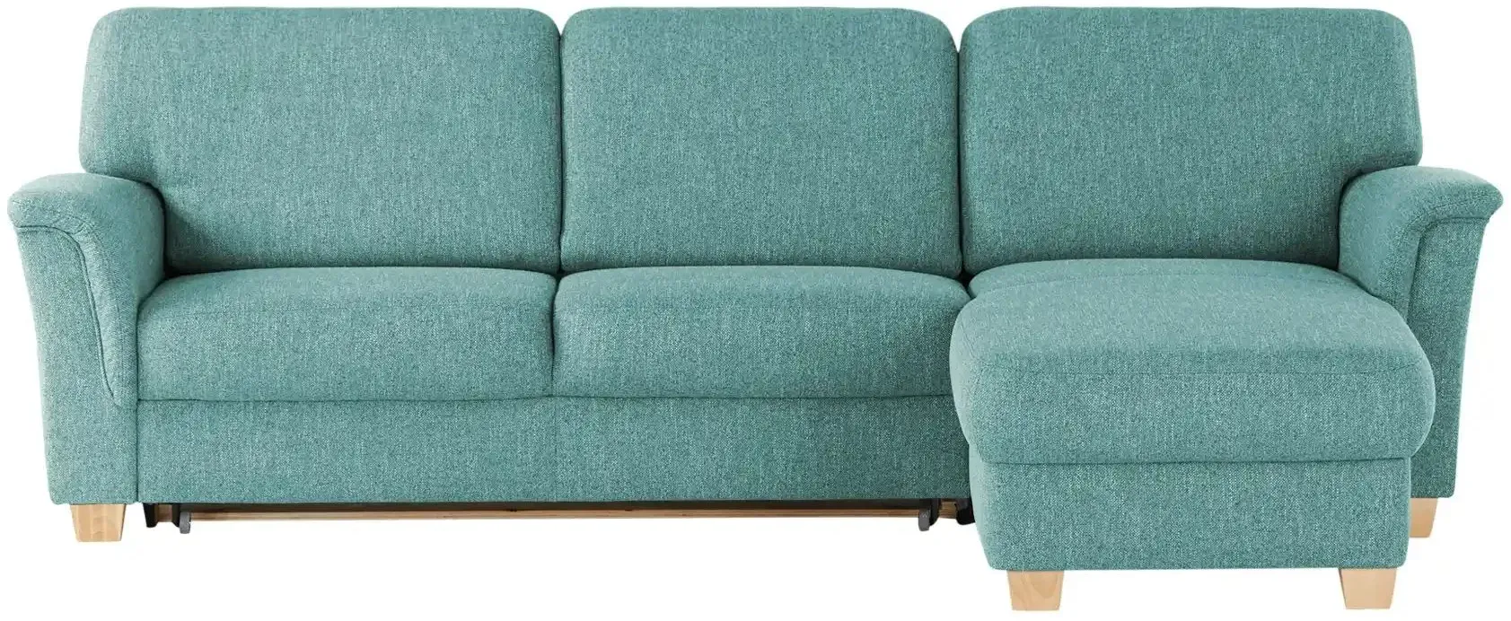 smart Ecksofa  Valencia , türkis/petrol , Maße (cm): B: 269 H: 90 T: 173.0