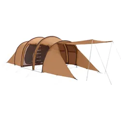 Gruppenzelt NORDISK "Reisa 6 PU Tent Cashew/Brown" Zelte Gr. B/H/L: 295cm x 210cm x 645cm, braun (cashew/brown)