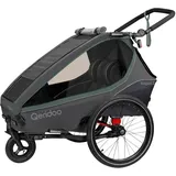 Qeridoo Kinderanhänger Kidgoo 2 ivy green