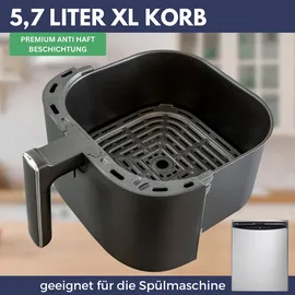 sommertal Heißluftfritteuse HF570 schwarz