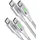 INIU USB C auf USB C Kabel, 100W [2m+2m, weiß] Typ C Schnellladekabel PD 5A QC 4.0 Nylon Ladekabel USB-C Aufladekabel für iPhone 15 MacBook Pro 2021 iPad Air Samsung S22 PS5 Switch Pixel 7 Huawei usw.