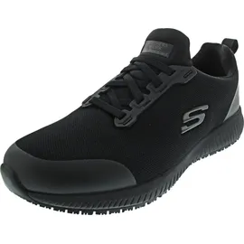 SKECHERS Squad SR Myton Sneaker, Black Textile Synthetic, 42