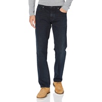 CAMEL ACTIVE Herren Relaxed Fit 5-Pocket Jeans mit leichten Used-Effekten 34 Dunkelblau menswear-32/34