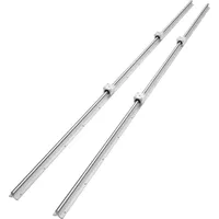 Vevor Linearführung Linearschiene 2 Stk. SBR20-2200mm Kohlenstoffstahl Aluminium Führungsschiene