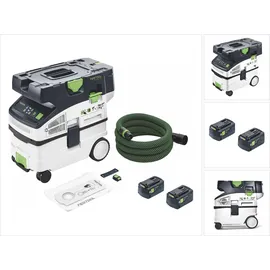 Festool CTLC MIDI I-Basic Akku Absaugmobil 36 V ( 2x 18 V ) Staubkl. L + 2x Akku 5,0 Ah - ohne Ladegerät