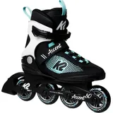 K2 Ascent 80 W Inline Skate black/white/turquise - Bunt