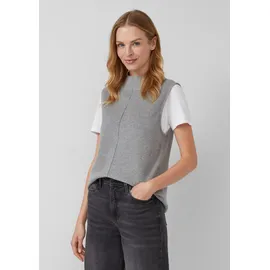 s.Oliver Ärmelloses Sweatshirt grau 36