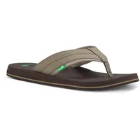 Sanuk Herren Beer Cozy 2 Flipflop, Brindle, 39 EU - 39 EU