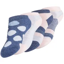 Cotton Prime® 8 Paar Kinder Sneaker Socken DOTS & STRIPES in Bunt | Gr.: 23-26