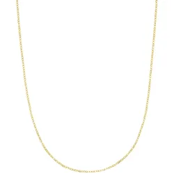 Collierkettchen AMOR "Classics, Ankerkettengliederung, 2014541", gold (goldfarben), Halsketten, Damen, Gelbgold 375, L: 50cm